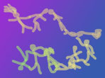 Image of figures dancing created by Lada Adamic