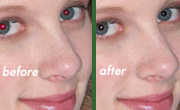 red-eye correction technology